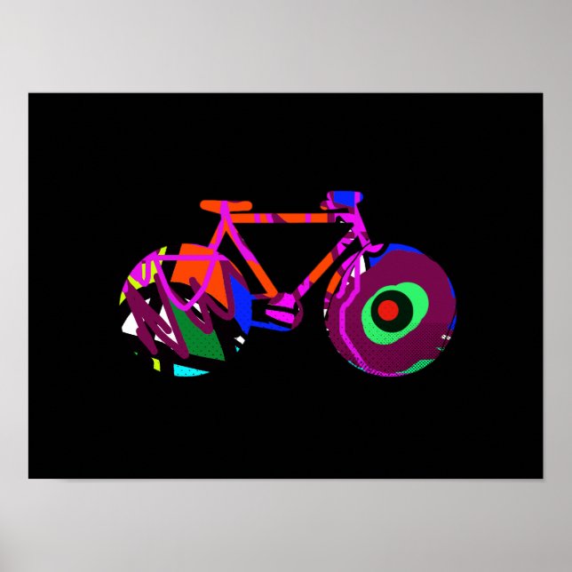 Affiche vélo, vélo ; vélo / vélo (Devant)