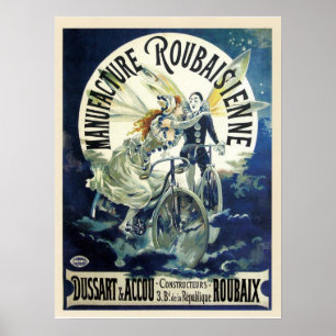 Affiche Vélo vintage Art nouveau