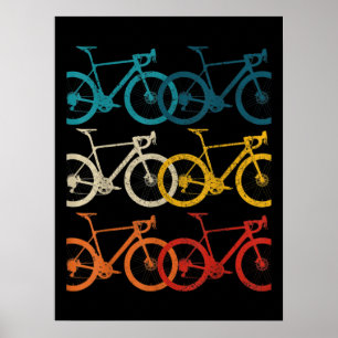 Affiche Vélo vintage Vélo de route Vélo de course