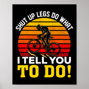 Affiche Vélo VTT Mtb Descente Conception Pour Cycli