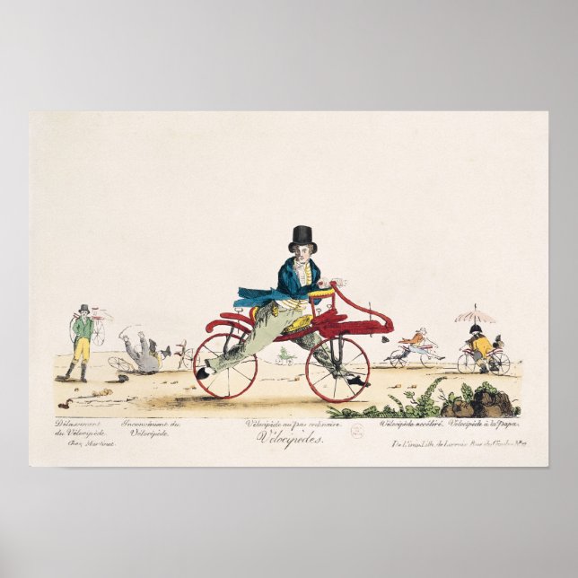 Affiche Velocipedes (Devant)