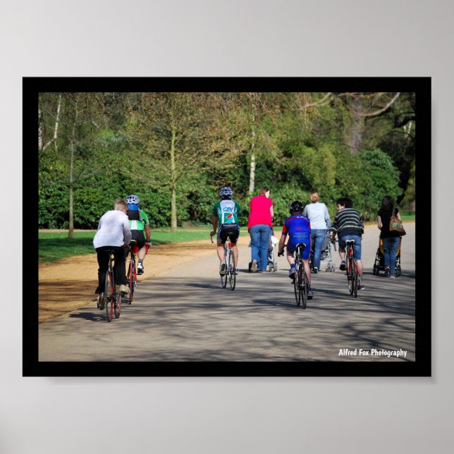 Affiche Vélos et Poussettes (Devant)