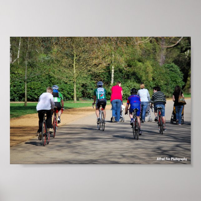 Affiche Vélos et Poussettes (Devant)