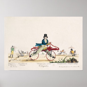 Affiche Vélos sur rail