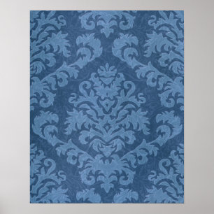 Affiche Velours coupé Damas, Tapisserie