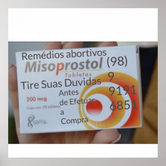 Affiche venda de cytotec misoprostol