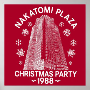 Affiche VENDEUR CHAUD Die Dur Noël Nakatomi Plaz