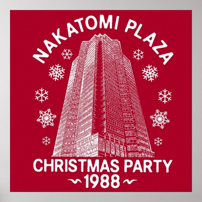Affiche VENDEUR CHAUD Die Dur Noël Nakatomi Plaz (Devant)
