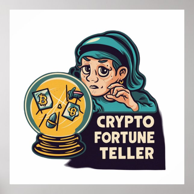Affiche Vendeur Crypto Fortune (Devant)