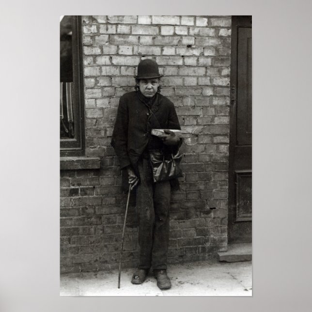 Affiche Vendeur de correspondance. c.1900 (Devant)