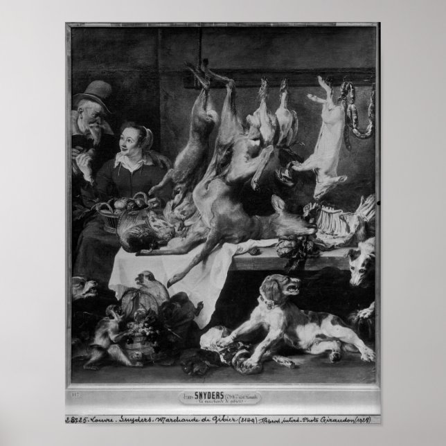 Affiche Vendeur de jeux (Devant)