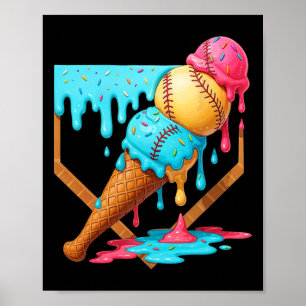 Affiche Vendre Crème de glace goutte drôle Vendre Hommes E
