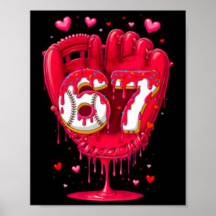 Affiche Vendre de la glace qui coule Saint-Valentin Jeunes