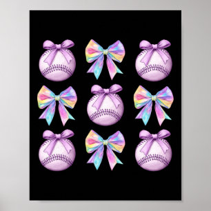 Affiche Vendre des rubans coquettes mignons violet tendanc