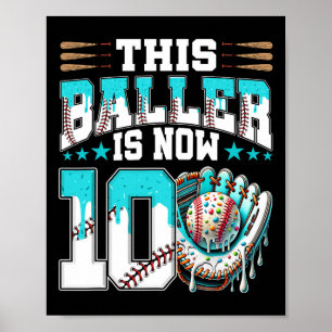 Affiche Vendre Drip 10e fête d'anniversaire garçon Ventila