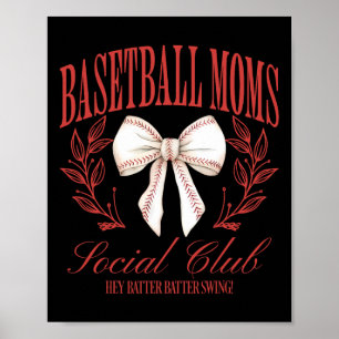 Affiche Vendre Maman Social Club Coquette Bow Funny Maman