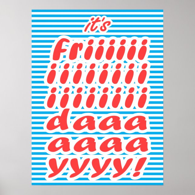 Affiche Vendredi (Devant)