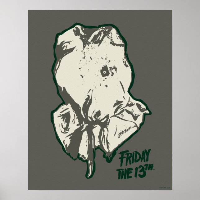 Affiche Vendredi 13 | Jason Voorhees Burlap Sack (Devant)