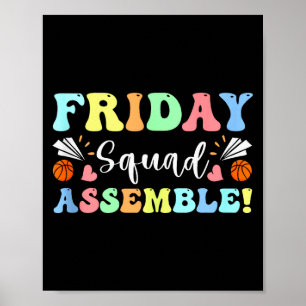 Affiche Vendredi heureux Fri Yay Prof École Mème Haut de T