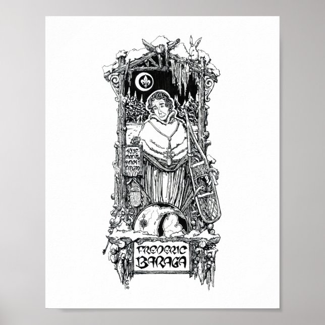 Affiche Vénérable Frédéric Irenaeus Baraga (Devant)