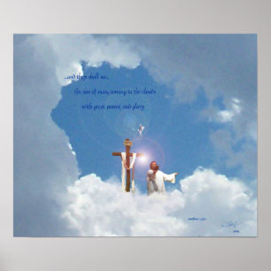 Affiche venez dans les nuages