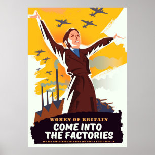 Affiche Venez dans les usines