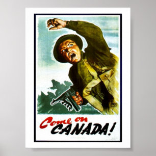 Affiche Venez sur le Canada !