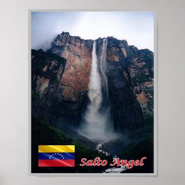 Affiche Venezuela - Angel Falls - (Devant)