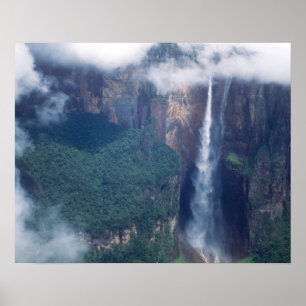 Affiche Venezuela, Angel Falls, Parc national de Canaima
