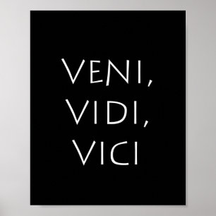 Affiche Veni vidi vici
