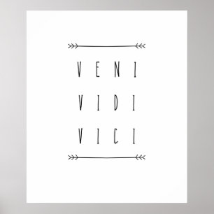 Affiche Veni Vidi Vici
