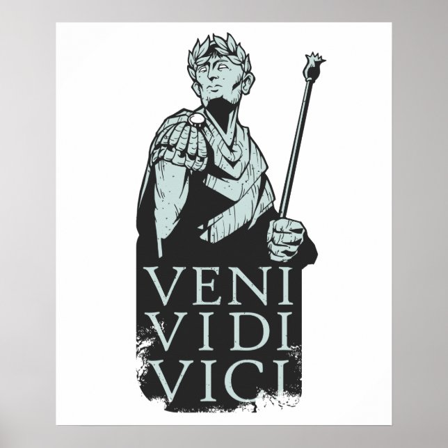 Affiche Veni Vidi Vici Julius César Roman (Devant)
