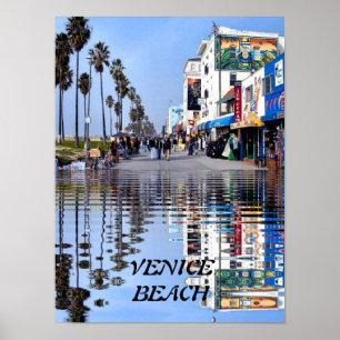 Affiche Venice Beach Californie