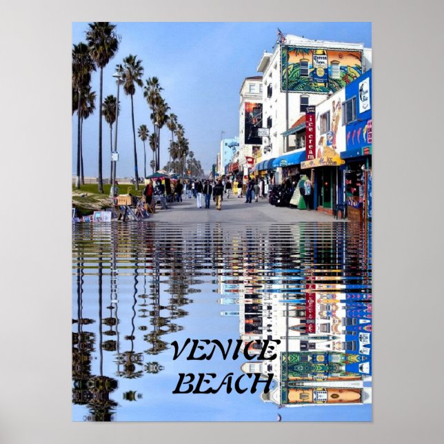 Affiche Venice Beach Californie (Devant)