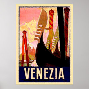 Affiche Venice Gondolas