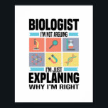 Affiche Venin de biologie | Teacher Science Student<br><div class="desc">This unique | Teacher Science Student" t-shirt is ideal as a funny gift idea for dad,  maman,  men,  women,  son,  daughter,  boyfriend,  girlfriend,  husband and wife.</div>