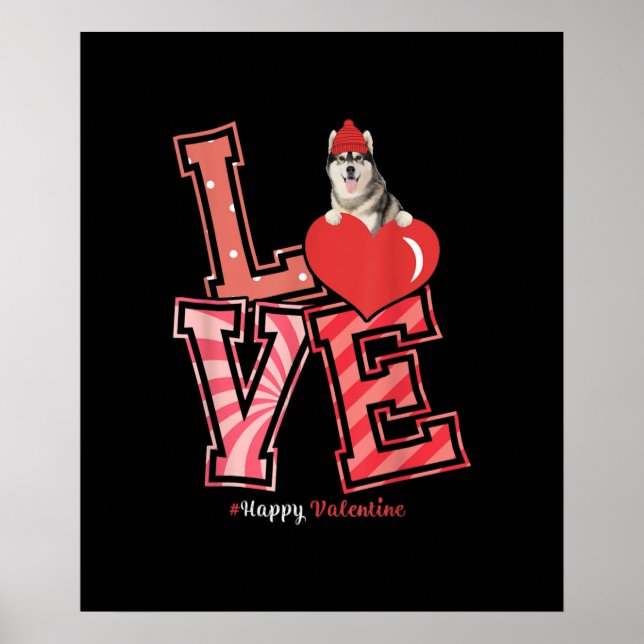 Affiche Venin de Husky Valentines | Husky Heart (Devant)