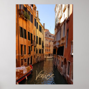 Affiche Venise Italie Canal Bâtiments Voyage