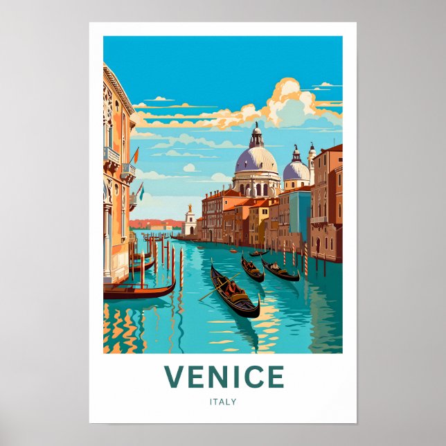 Affiche Venise Italie Imprimer Voyage (Devant)
