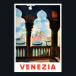 Affiche Venise Italie voyage vintage<br><div class="desc">Venise Italie vintage voyage Poster</div>