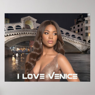 AFFICHE VENISE - J'AIME VENISE