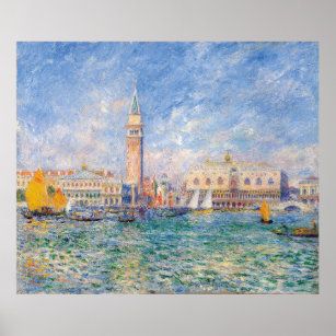 Affiche Venise (Le Palais des Doges) Auguste Renoir