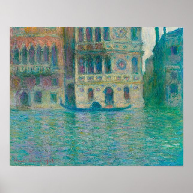 Affiche Venise, Palazzo Dario (1908) par Claude Monet (Devant)