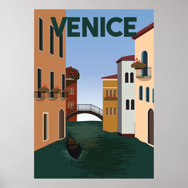 Affiche Venise touristique (Devant)