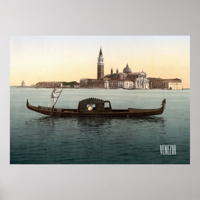 Affiche Venise vers 1900 (Devant)