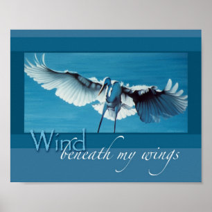 Affiche Vent sous mes ailes 8 x 10