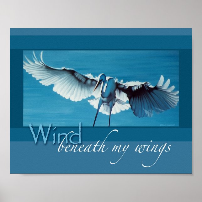 Affiche Vent sous mes ailes 8 x 10 (Devant)