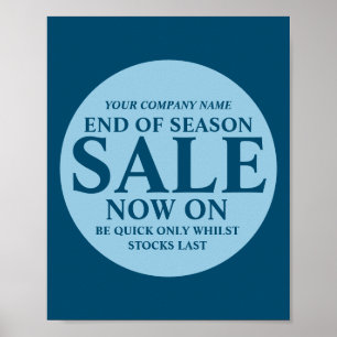 Affiche Vente au détail magasin boutique panneau commercia