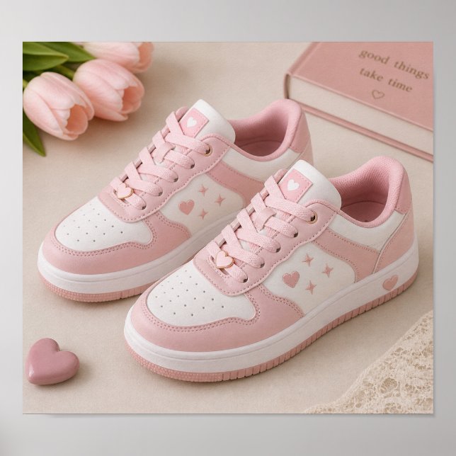 Affiche vente de chaussures (Devant)