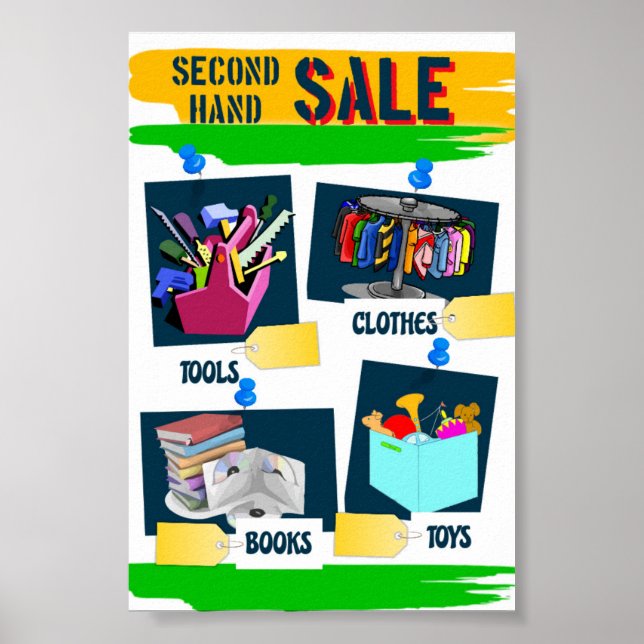 Affiche Vente d'occasion (Devant)